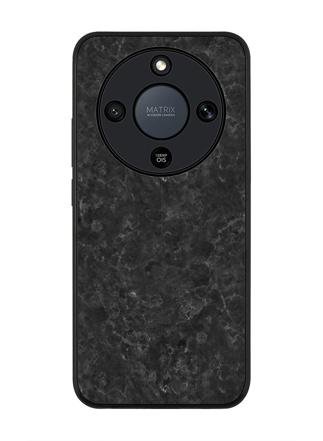 For Honor X9d / Magic8 Lite / X70 Case,Slim fit Camera Protection, Shockproof Thin Phone cover  - Marble Texture Black